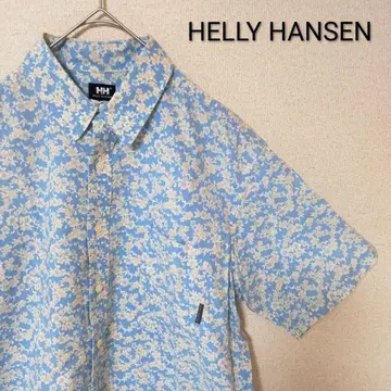 HELLY HANSEN 헬리한센 코튼 셔츠 꽃무늬 올 패턴 XL