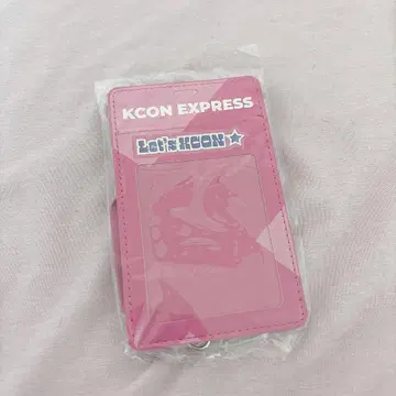 KCON EXPRESS ID 카드 홀더 핑크