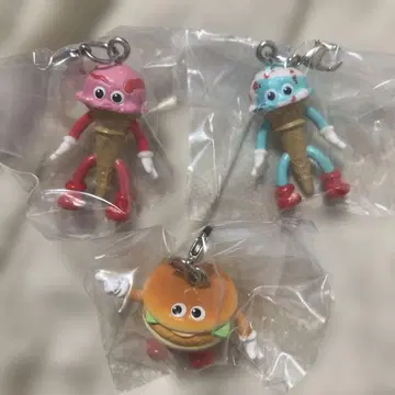 flavors 메지루시 액세서리 치킨버거 아이스크림 3세트