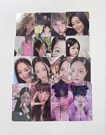 K-POP 아이돌 사진 카드 16매 세트