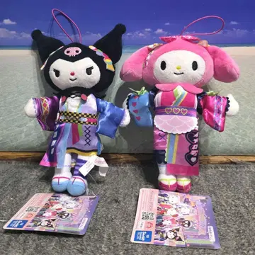산리오 퓨로랜드 콜라보레이션 라이브 캐릭터 봉제 인형 2개 세트