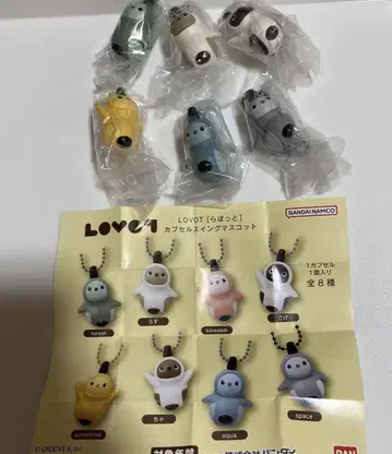 가챠 LOVOT(라보) 캡슐 스윙 마스코트 6개 세트