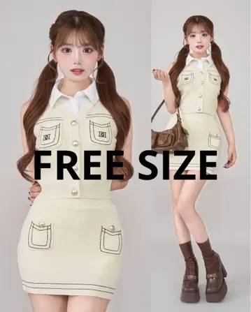 Darich 스티치 DD 로고 니트 셋업