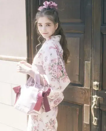 Maison de FLEUR 2020 유카타 핑크