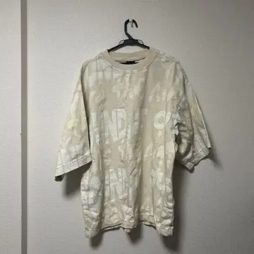 ZARA T셔츠 오버 사이즈 L 사이즈 베이지 완판템