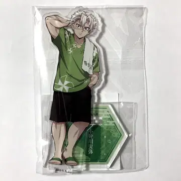 극락탕 귀멸의 칼날 목욕 후 아크릴 스탠드 시나즈가와 사네미