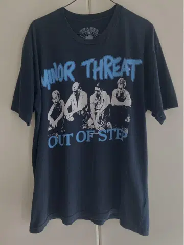 MINOR THREAT 마이너스렛 티셔츠 L 사이즈