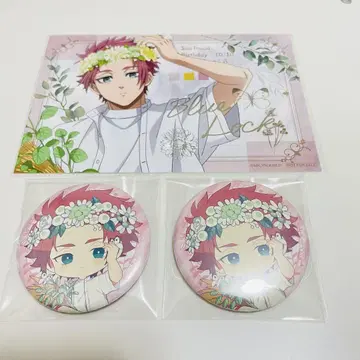 블루 록 flower crown 사에 캔뱃지 엽서