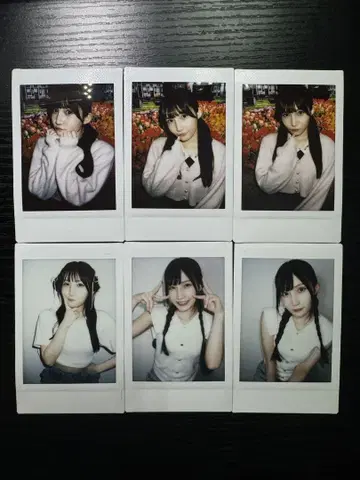 어린이 플레이트. 모후 짱 폴라로이드 6매 세트