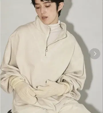 TODAYFUL(투데이풀) 아노락 워시드 맨투맨 아이보리