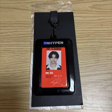 enhypen 니키 MANIFESTO ID 카드