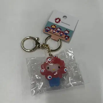 산리오 먝먝 클리어 키링 키티