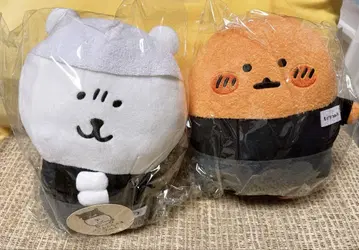 나가노 캐릭터즈 라면 가게 봉제 인형 나가노의 곰 모구라 고로케 2점