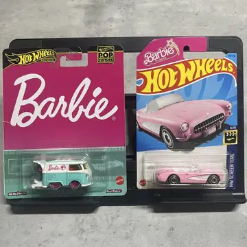 핫휠 바비 2점 세트 콜벳  Barbie
