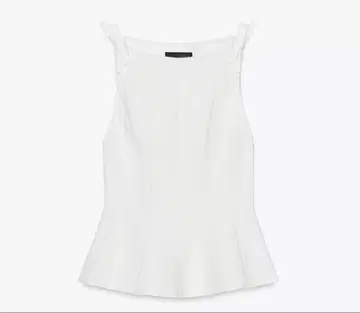ZARA 페플럼 리본 상의