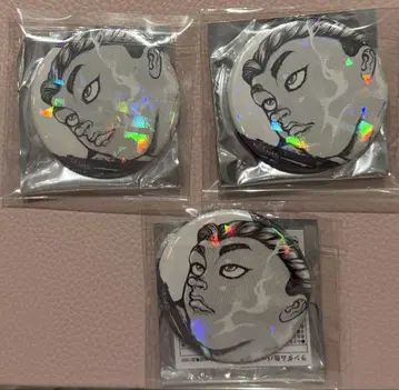 바키 박람회 랜덤 캔뱃지 노미노 스쿠네 3개
