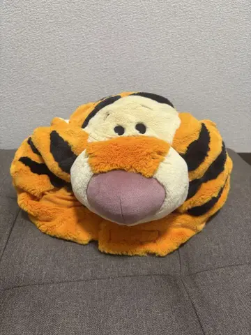 디즈니랜드 팬캡 티거 봉제 인형 모자