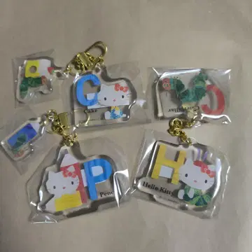 산리오 배고픈 아오 x 헬로키티 트윈 아크릴 키링