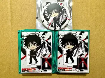 SAKAMOTO DAYS 출진 ver. 캔뱃지 아크릴 스탠드 나구모 세트