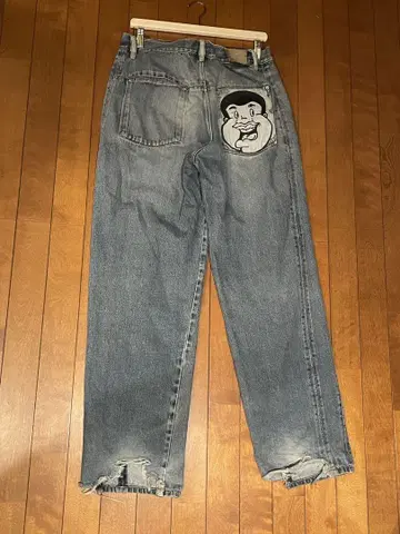 FUBU Fat Albert 데님 팬츠 자수