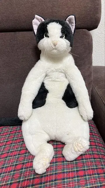 핫짱 일기 하치와레 고양이 봉제 인형