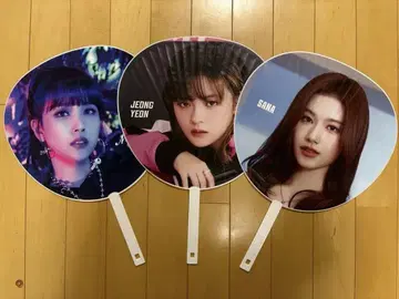 TWICE 부채 3세트 미나, 정연, 사나