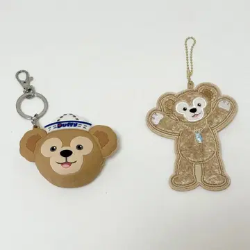 홍콩 디즈니 더피 키링 코인 케이스 세트