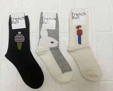 프렌치불 Frenchbull 여성 양말 3족 세트
