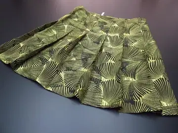 ETRO 에트로 이탈리아제 플리츠 스커트 사이즈 42 골드