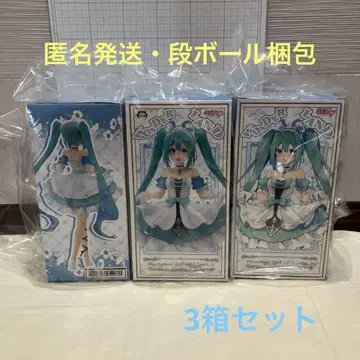 TAITO*하츠네 미쿠 Wonderland 피규어 신데렐라 3상자 세트