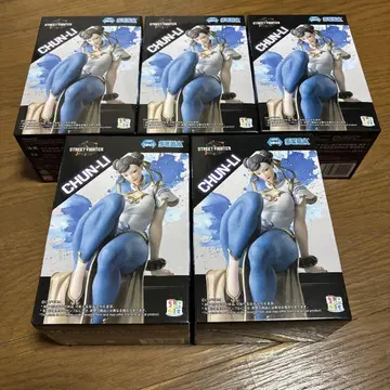 스트리트 파이터 춘리 피규어 5개 세트