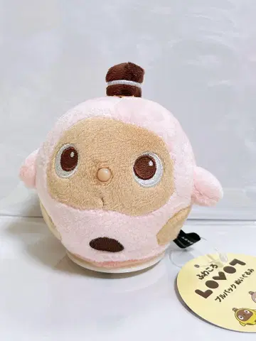후와코로 LOVOT 풀백 봉제 인형 핑크