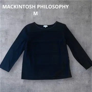 MACKINTOSH PHILOSOPHY 긴팔 상의 블랙 레이스 M 38