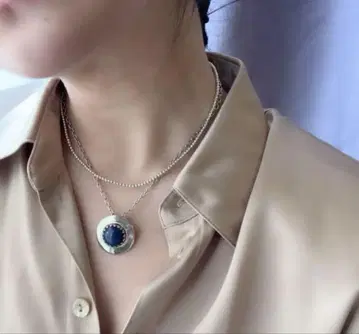 주니족 라피스라줄리 목걸이