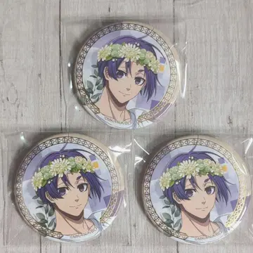 [블루 록] 미카게 레오 FlowerCrown 트레이딩 캔뱃지 3점