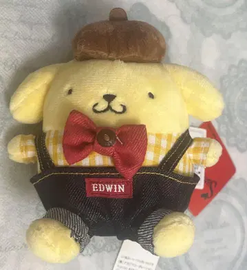 [새상품 택 포함] 폼폼푸딩 EDWIN 콜라보 마스코트
