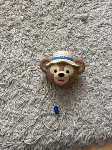 곰 얼굴 스트랩 모자 포함