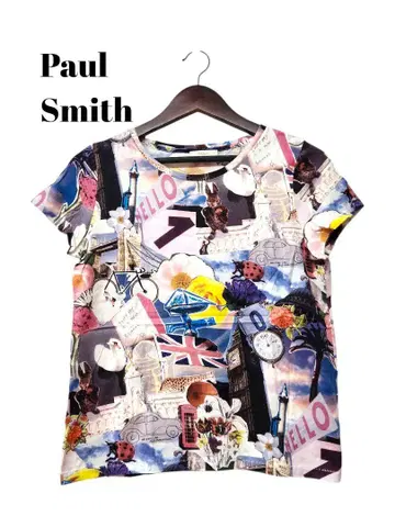 910001 Paul Smith 사진 전사 T셔츠