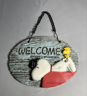 스누피 snoopy 웰컴보드 가토공예