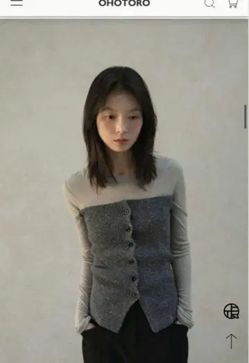 ohotoro Mixed Tube Knit