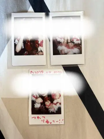 마오니 마나세 마자리 폴라로이드 러브리 마나세 3장