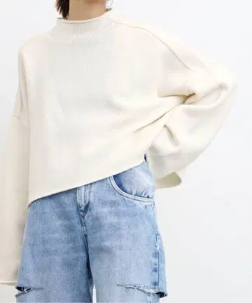 새상품 L'Appartement Short Knit Pullover
