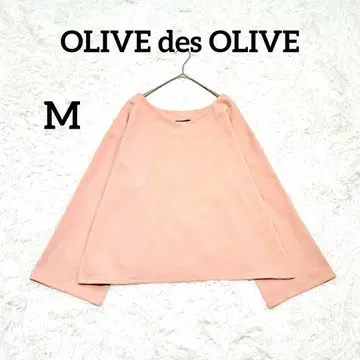 [올리브 데 올리브] 긴팔 티셔츠 M 핑크 넉넉한 실루엣