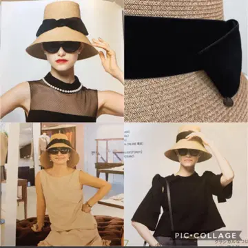 데이지 린 Hat Audrey 밀짚모자 벨로아 리본