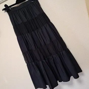 블랙 롱 스커트