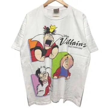 90s Bad Hair Day Villains 티셔츠 XL