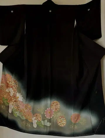 미사용 새상품 교유젠 마쓰이 세이세이 블랙 전통 예복 기모노