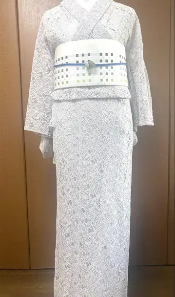 꽃무늬 레이스 코몬 기모노