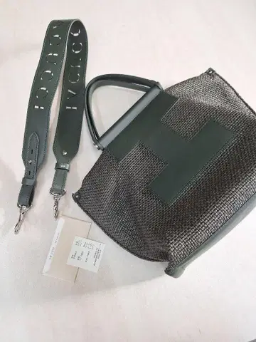 INCUCCI 소르베 S 그린 핸드백 숄더끈 포함