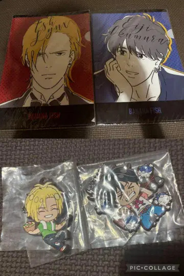 BANANA FISH 클리어 파일 러버 스트랩